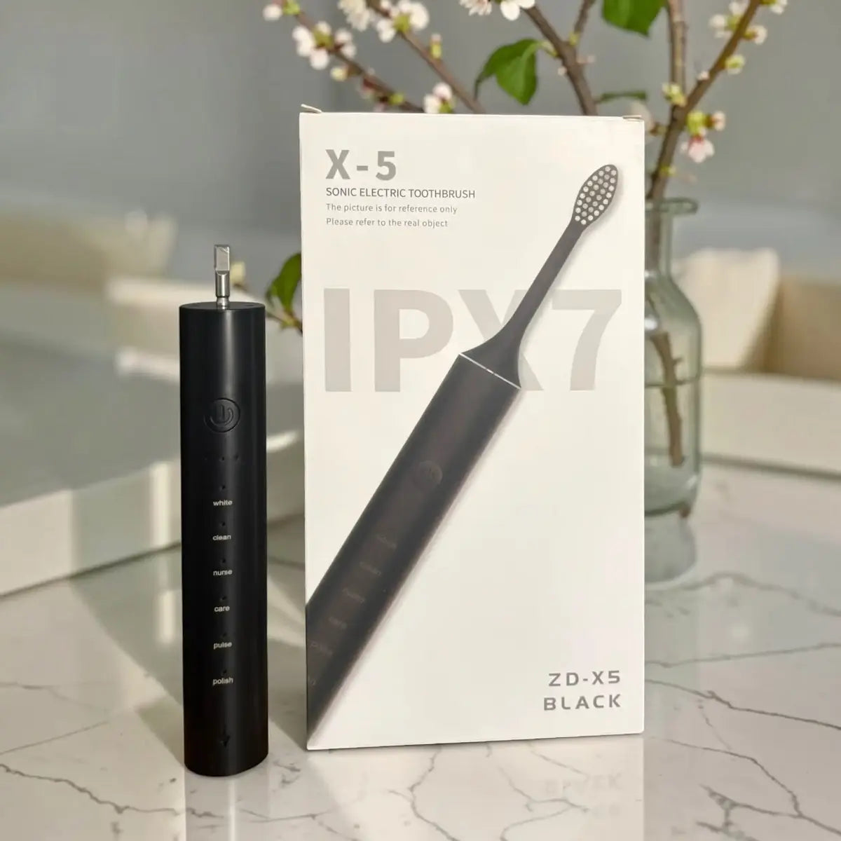 X-5 Sonic Electric Toothbrush – 6 Modes, 4 Brush Heads