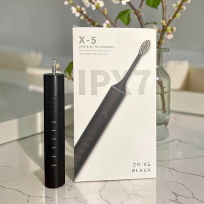 X-5 Sonic Electric Toothbrush | 6 Brushing Modes | IPX7 Waterproof | 4 Brush Heads