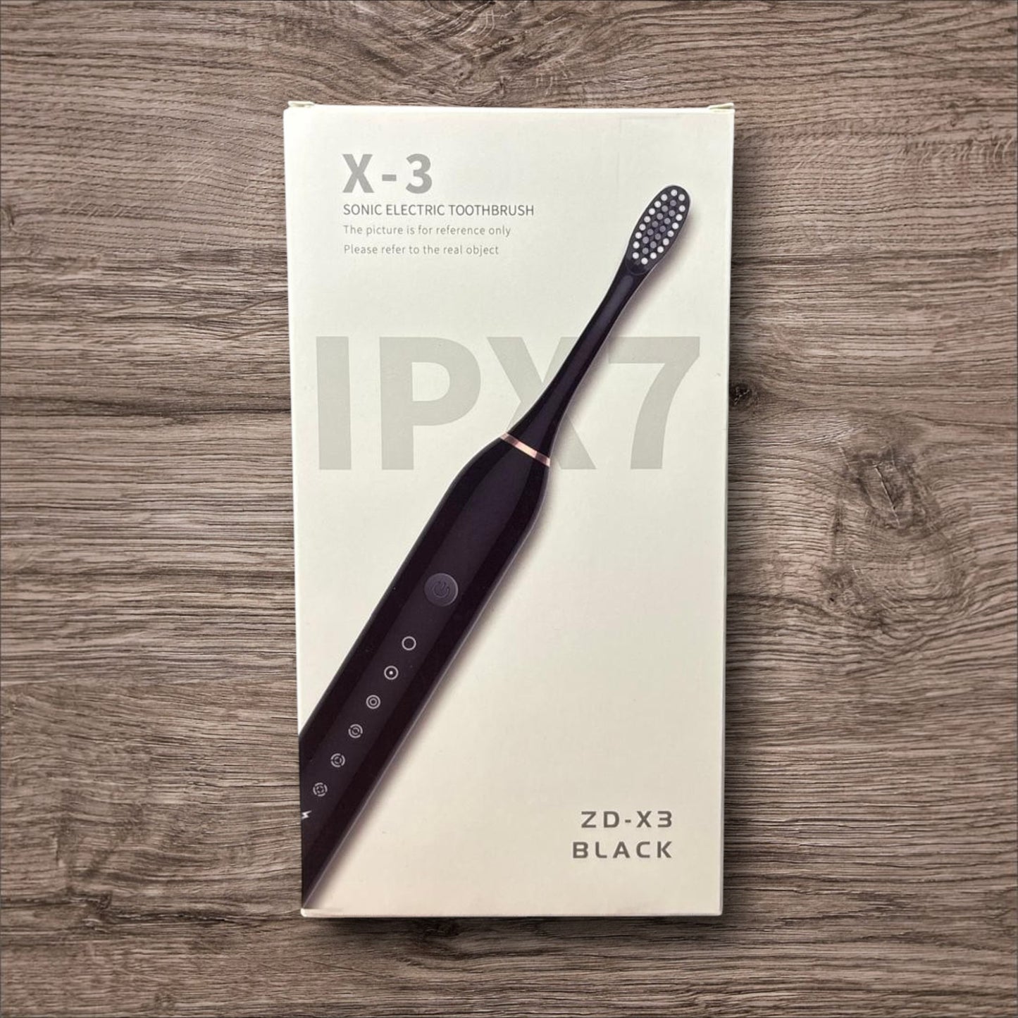 X-3 Sonic Electric Toothbrush | 6 Brushing Modes | IPX7 Waterproof | Classic Black Design
