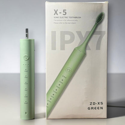X-5 Sonic Electric Toothbrush | 6 Brushing Modes | IPX7 Waterproof | 4 Brush Heads