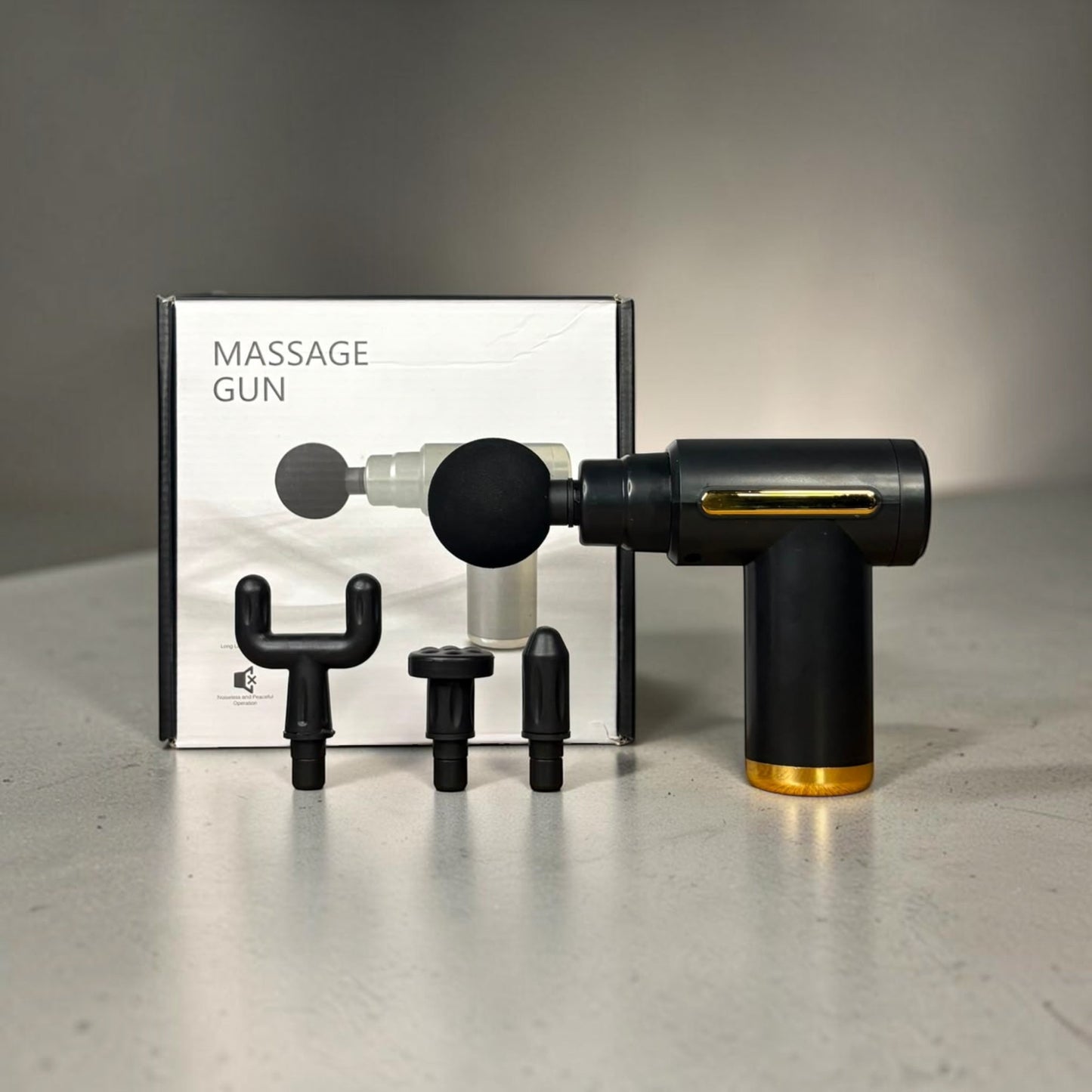 Professional Massage Gun | 6 Speed Levels | 4 Interchangeable Heads | Deep Tissue Relief