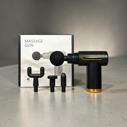 Professional Massage Gun | 6 Speed Levels | 4 Interchangeable Heads | Deep Tissue Relief