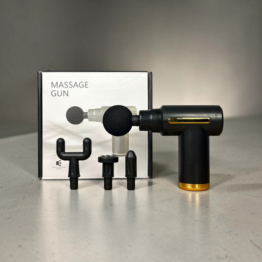 Professional Massage Gun | 6 Speed Levels | 4 Interchangeable Heads | Deep Tissue Relief
