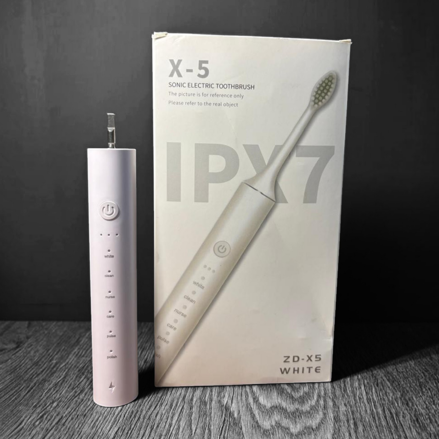 X-5 Sonic Electric Toothbrush | 6 Brushing Modes | IPX7 Waterproof | 4 Brush Heads