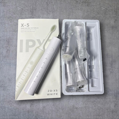 X-5 Sonic Electric Toothbrush | 6 Brushing Modes | IPX7 Waterproof | 4 Brush Heads