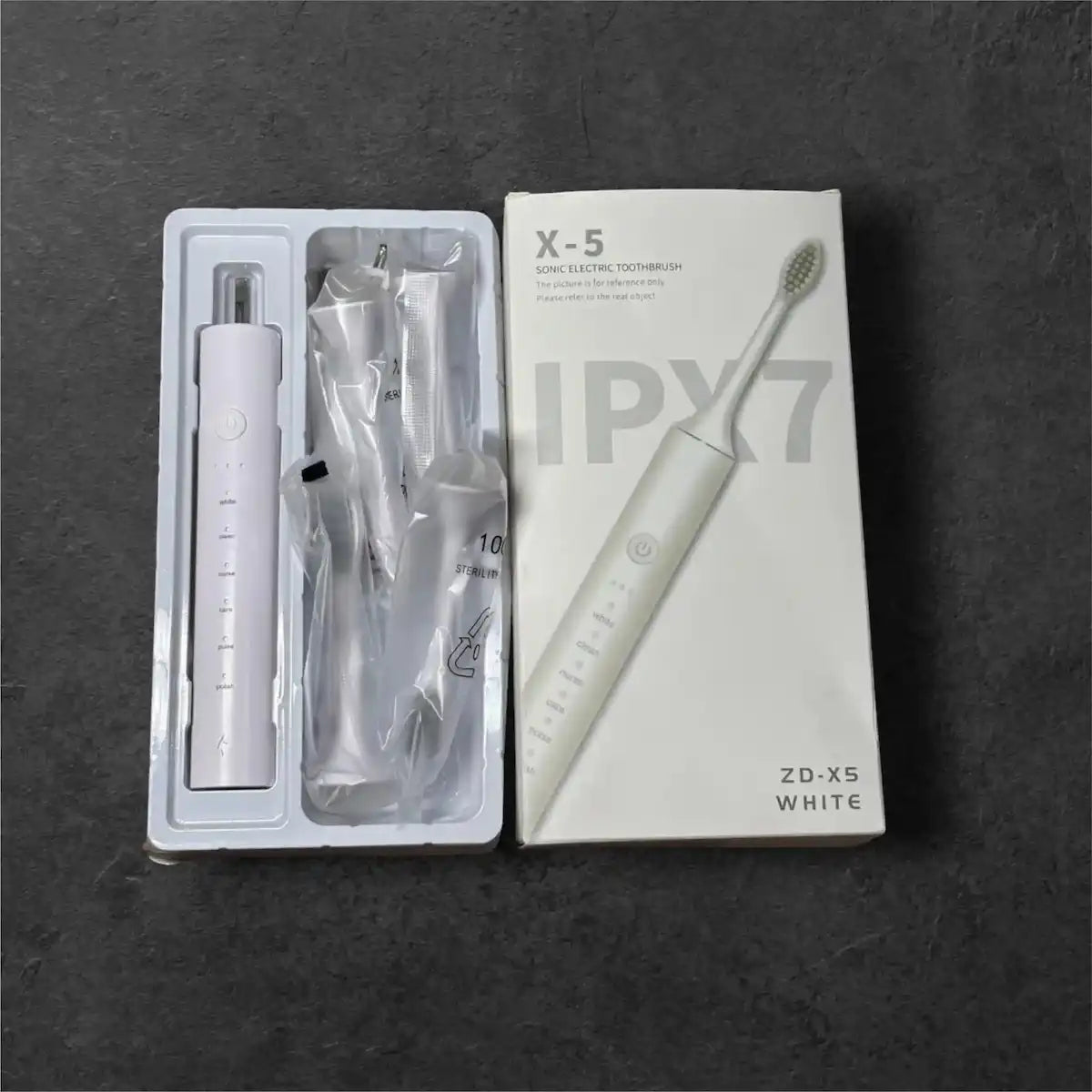 X-5 Sonic Electric Toothbrush – 6 Modes, 4 Brush Heads