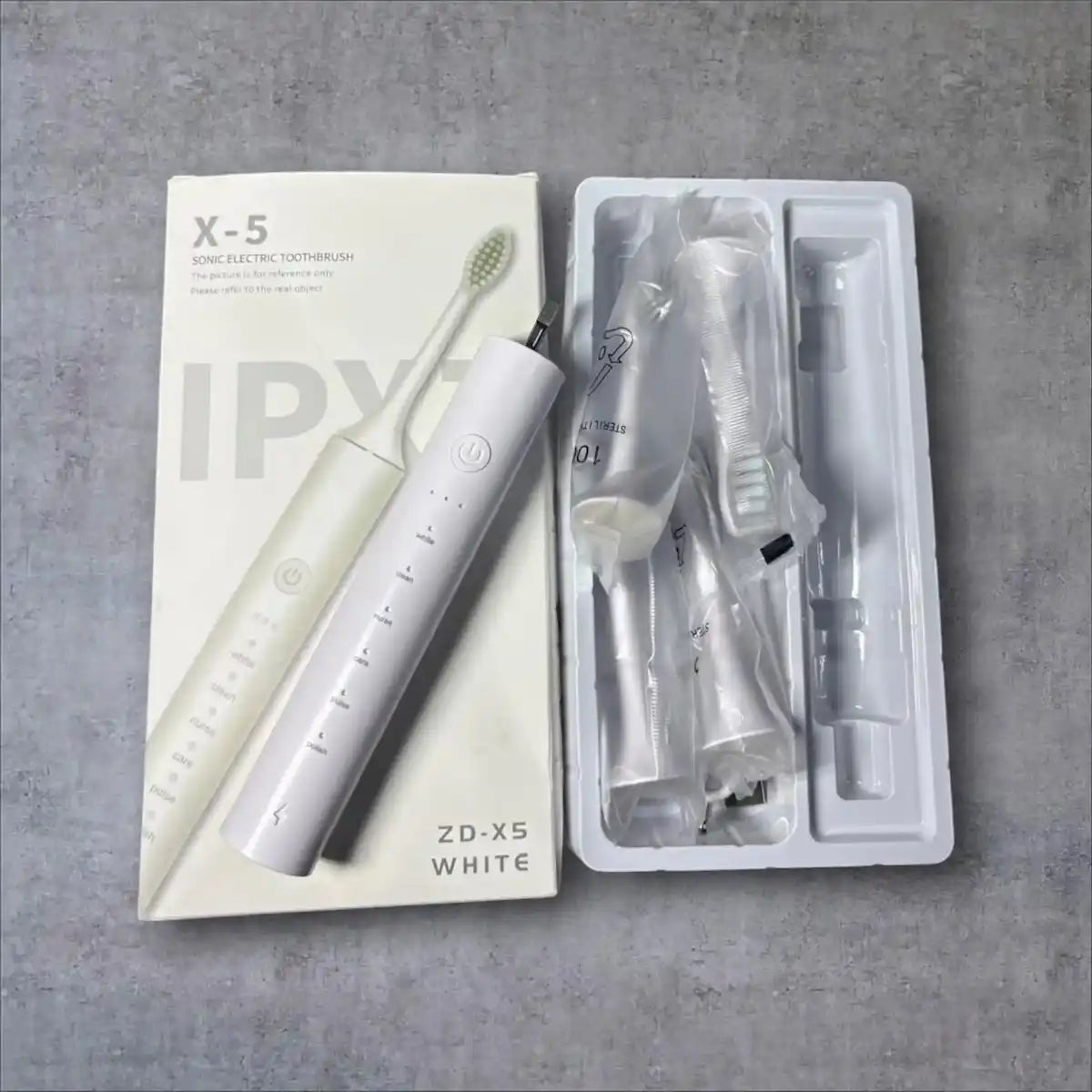 X-5 Sonic Electric Toothbrush – 6 Modes, 4 Brush Heads